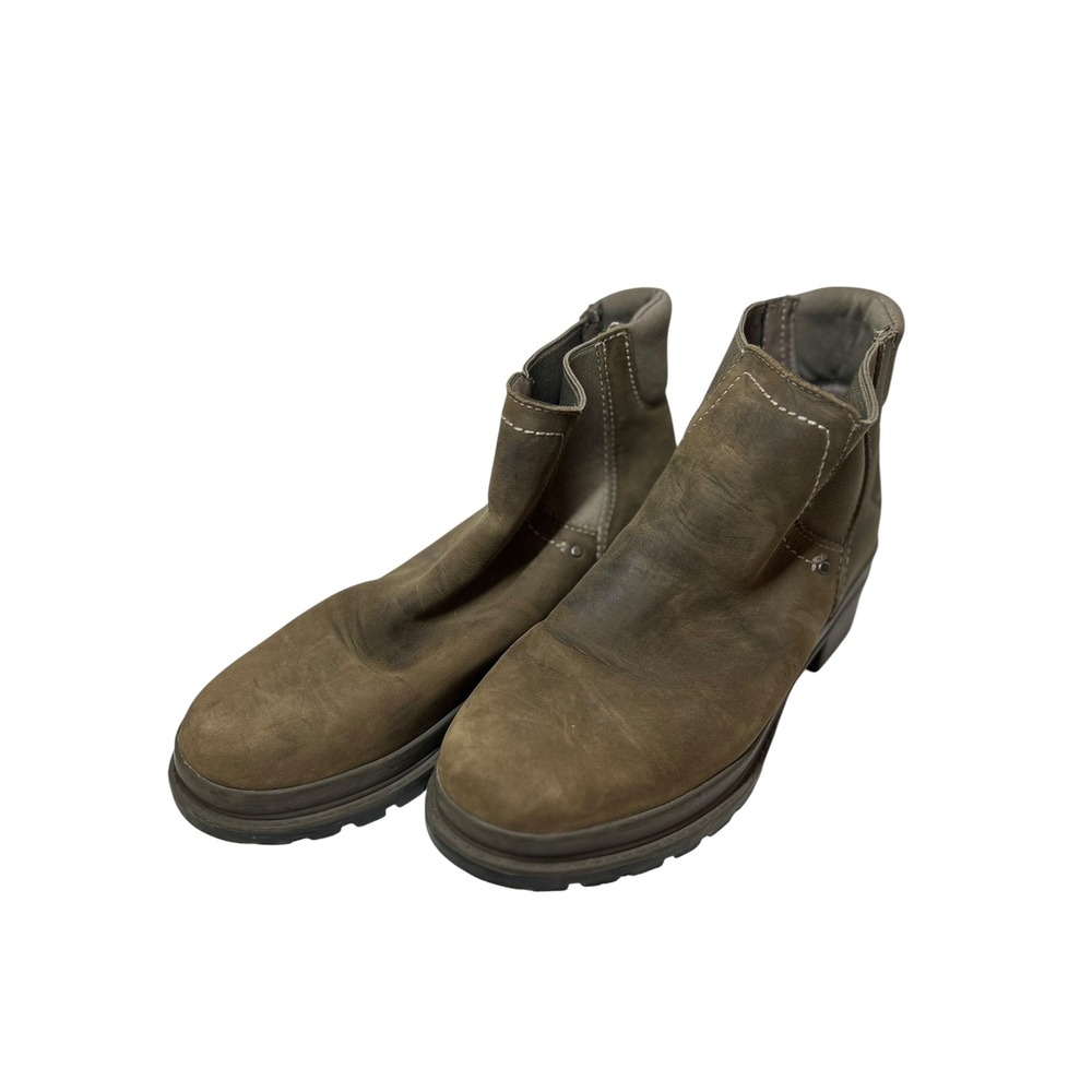 Muck Boot Company Liberty Brown Leather Ankle Chelsea Boots Womens 8 HDI - Picture 1 of 9